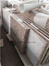 Tiger Skin Yellow Granite Table Tops/Yellow Granite Reception Counter/China Yellow Granite Reception Desk/Natural Stone Work Top/Square Table Top/Solid Surface/Polished Granite Desktop/Interior Stone