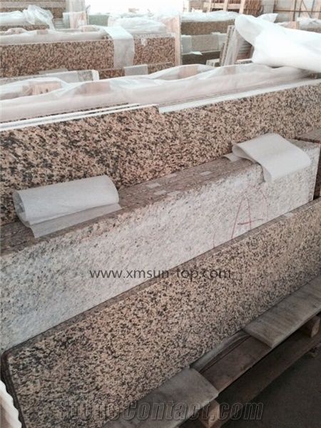 Tiger Skin Yellow Granite Table Tops/Yellow Granite Reception Counter/China Yellow Granite Reception Desk/Natural Stone Work Top/Square Table Top/Solid Surface/Polished Granite Desktop/Interior Stone