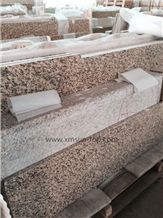 Tiger Skin Yellow Granite Table Tops/Yellow Granite Reception Counter/China Yellow Granite Reception Desk/Natural Stone Work Top/Square Table Top/Solid Surface/Polished Granite Desktop/Interior Stone