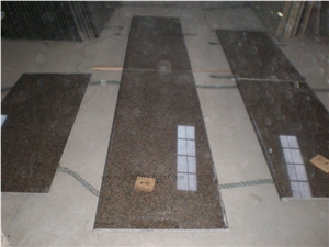 Tropical Brown Granite Table Tops/Dark Brown Granite Work Top/Natural Stone Reception Countertop/Square Tabletops/Solid Surface Desk Tops/Interior Decoration