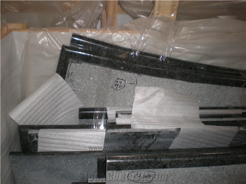 Verde Granite Vanity Top, China Green Bathroom Tops & Custom Countertops, Polished Green Granite