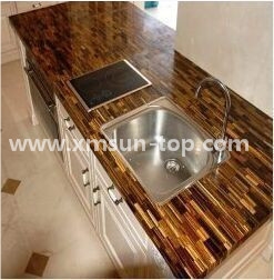 Yellow Tiger Eye Semi-Precious Stone /Kitchen Countertop/Worktops/Kitchen Bar Top