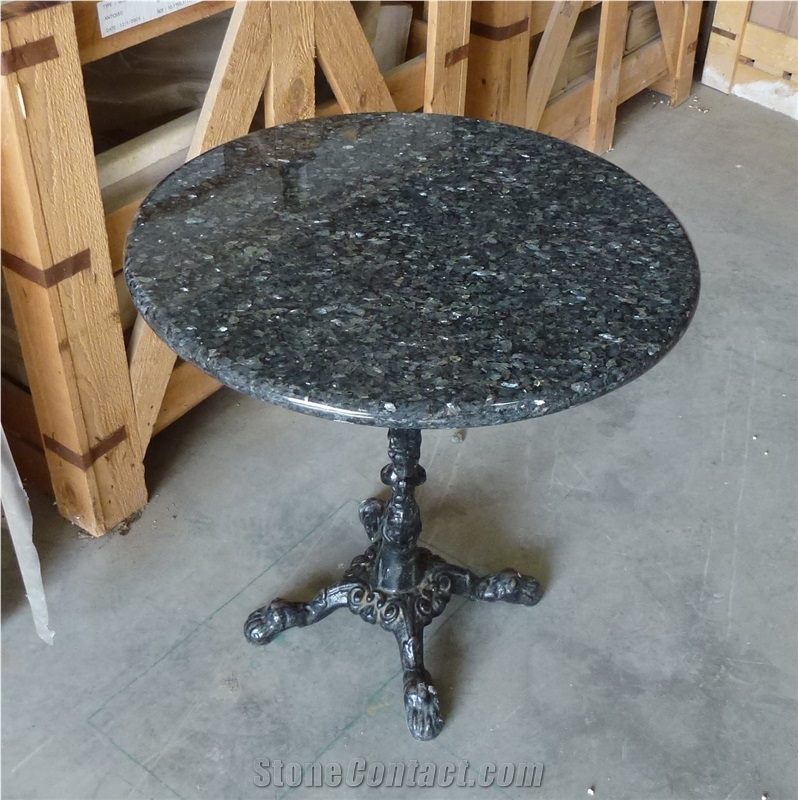 Blue Pearl,Labrador Blue Granite Round Interior Table Tops /Work Tops/Tabletops