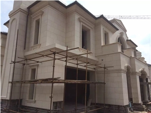 Moka Creme Sintra Limestone Slabs & Tiles, Moca Creme Classico Cut to Size for Wall Cladding/ Floor Covering Exterior Wall Cladding