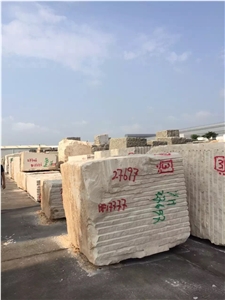 Own Factory Protugal Cream Limestone Block Stock, Portugal Crema Beige Limestone /Coral Stone Block