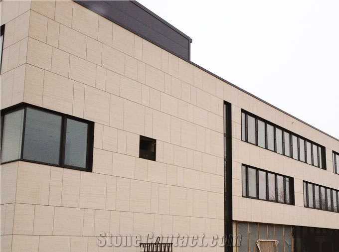 Portugal Beige Limestone Split Face Walling Panel Tiles /Portofino Cream Limestone for Exterior Building Wall Decoration Crema Coral Stone Mushroom Stone Face Skirting