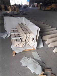Portugal Beige Limestone Window Sills /Portofino Cream Limestone Window Frame for Exterior Building Decoration Crema Seashell Coral Stone Thresholds