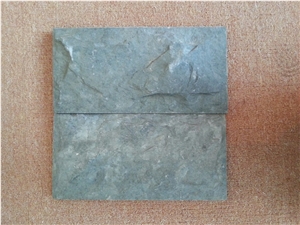 Green Mushroom Marble, Stack Stone, Wall Cladding Panel, Cultural, Garden Stone