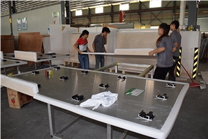 Lightweight Emperador Brown Marble Honeycomb Panels Slabs Tiles