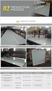 Super White Zero Water Absorption Nano Crystal Stone Stair Steps