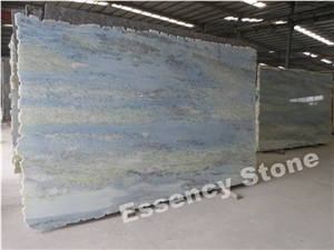 Azul Caribe Blue Quartzite Big Slabs Polished, Blue Quartzite Wall Covering Azul Caribe Blue Quartzite Big Slabs Polished, Blue Quartzite Wall Covering