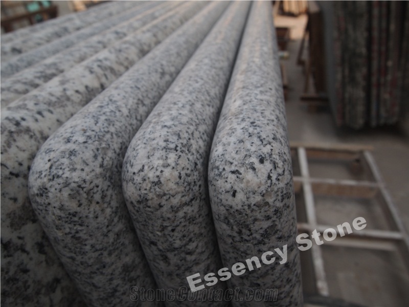Full Bullnose Light Grey Granite Countertop,G603 Granite Kitchen Countertop Worktop 96"x36"