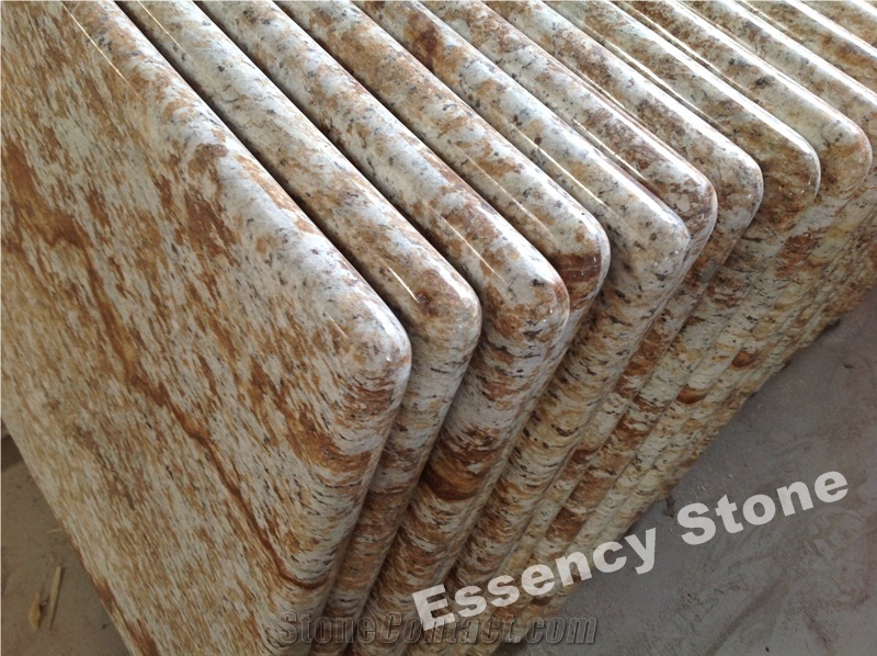 Full Bullnosed Tropical Verniz Granite Countertops,Brazil Verniz Romano Granite