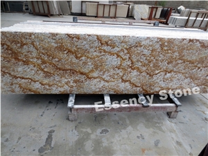 Full Bullnosed Tropical Verniz Granite Countertops,Brazil Verniz Romano Granite