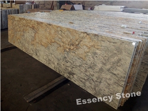Golden Beach Sand Granite Countertops,Sahara Diamond Gold Granite Bathroom Vanity Tops,Giallo Beach Seam Granite Counters and Vanities