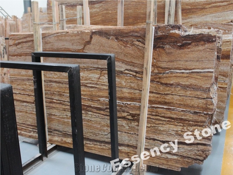 Iran Walnut Travertine, Marron Alhambra Brown, Travertine Arizona, Travertino Wallnut, Golden France Travertine, Iran Polished Brown Travertine Slabs