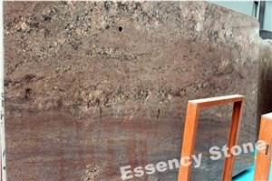Juparana Crema Bordeaux Red Granite Big Slabs