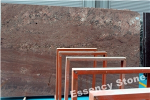 Juparana Crema Bordeaux Red Granite Big Slabs