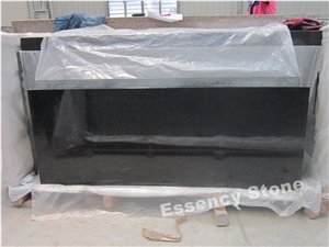 One-Piece L Shape Kitchen Countertop,Black Star Galaxy Granite Kitchen Island Tops