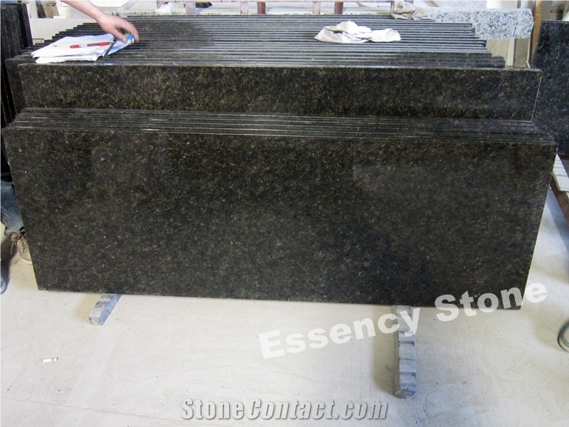 Verde Ubatuba Green Granite Countertops,Brazil Uba Tuba Granite Kitchen Countertops,Green Gold Granite
