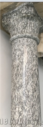 Beige Marble Column, Column Tops, Sculptured Columns