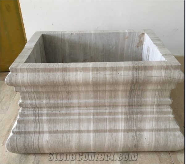 Beige Marble Column, Column Tops, Sculptured Columns