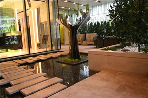 G682 China Yellow Rustic Granite Sunset Gold Golden Sand Rustic Gold Bushhammered Cleft Natural Split Cube Paver Setts Tile & Slab Padang Golden Leaf,Golden Peach,Golden Sand