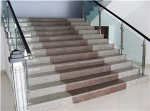 Marble Stairs Threshold/Riser, Beige Marble Stairs & Steps