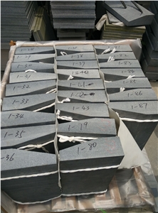 G654 Black Granite Kerbstone