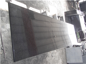 China Black Basalt G684 Polished, Black Pearl, Fuding Black Bench Top, Countertop, Kitchen Top, Work Top, Bar Top,Island Top, Desk Top