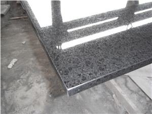 China Black Basalt G684 Polished, Black Pearl, Fuding Black Bench Top, Countertop, Kitchen Top, Work Top, Bar Top,Island Top, Desk Top
