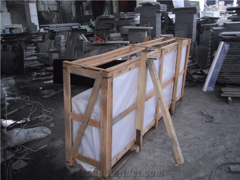 China Black Basalt G684 Polished, Black Pearl, Fuding Black Bench Top, Countertop, Kitchen Top, Work Top, Bar Top,Island Top, Desk Top