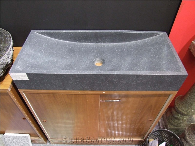 China Black Basalt G684 Polished, Black Pearl, Fuding Black Polished and Honed Kitchen and Bathroom Basin, Sinks, Wash Bowls, Round Sinks, Rectangle Basins, Oval Sinks, Square Sinks