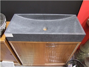 China Black Basalt G684 Polished, Black Pearl, Fuding Black Polished and Honed Kitchen and Bathroom Basin, Sinks, Wash Bowls, Round Sinks, Rectangle Basins, Oval Sinks, Square Sinks
