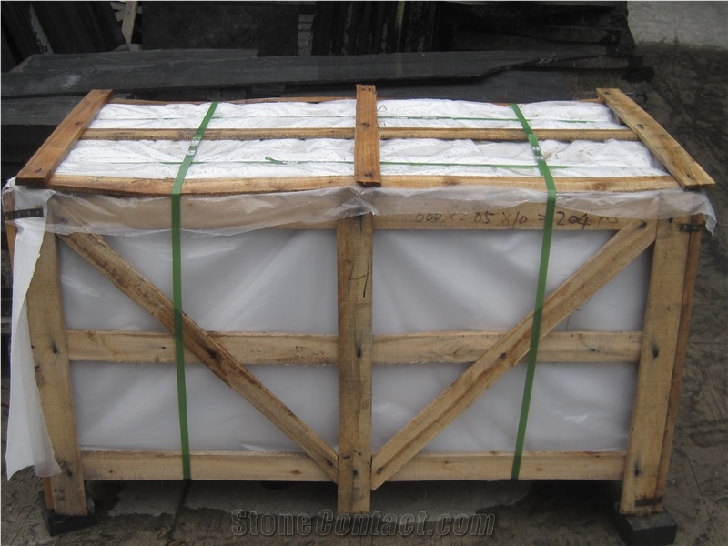 China Black Basalt G684 Polished, Black Pearl, Fuding Black Slab & Floor Tile Honed