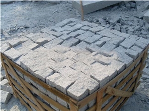 China Grey Granite Cube Stone & Pavers, G601 Granite Courtyard Road Pavers