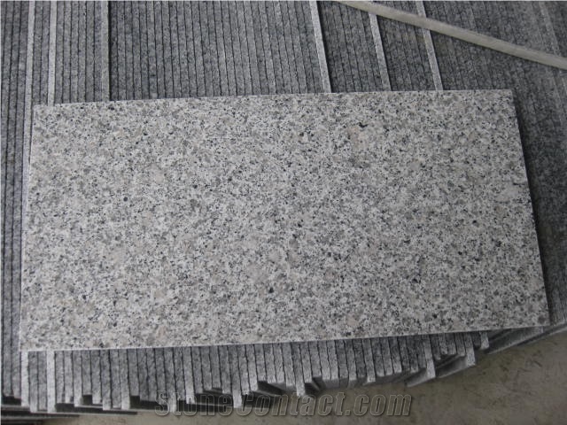 China Grey Granite G623, Grey Granite, Chinese Grey Sardo, New Grey Sardo, Slabs, Half Slabs, Tiles