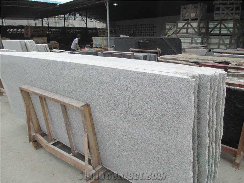 China Grey Granite G623, Grey Granite, Chinese Grey Sardo, New Grey Sardo, Slabs, Half Slabs, Tiles