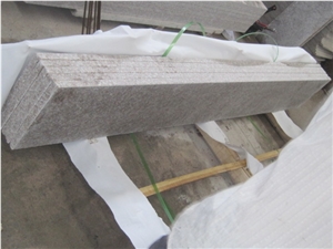 China Peach Red Granite G687 Cherry Pink ,Peach Blossom Red Gutian ,Taohua Hong Granite Flamed Step, Stair, Tread, Riser, Threshold
