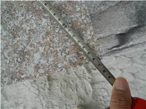 China Peach Red Granite G687 Cherry Pink ,Peach Blossom Red Gutian ,Taohua Hong Granite Flamed Tiles and Slab
