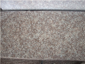 China Peach Red Granite G687 Cherry Pink ,Peach Blossom Red Gutian ,Taohua Hong Granite Polished Gangsaw Slab, Half Slab Strip