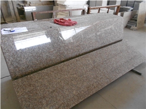 China Peach Red Granite G687 Cherry Pink ,Peach Blossom Red Gutian ,Taohua Hong Granite Polished Slab & Bench Top, Countertop, Kitchen Top, Work Top, Bar Top,Island Top, Desk Top