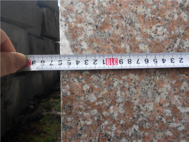 China Peach Red Granite G687 Cherry Pink ,Peach Blossom Red Gutian ,Taohua Hong Granite Polished Tiles and Slab