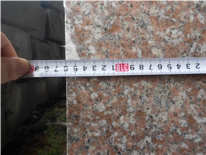 China Peach Red Granite G687 Cherry Pink ,Peach Blossom Red Gutian ,Taohua Hong Granite Polished Tiles and Slab