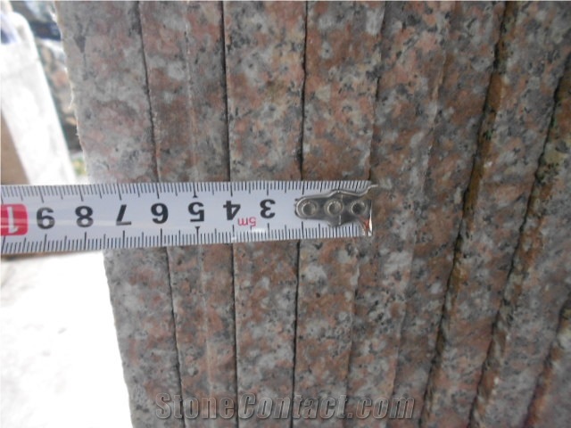 China Peach Red Granite G687 Cherry Pink ,Peach Blossom Red Gutian ,Taohua Hong Granite Polished Tiles and Slab