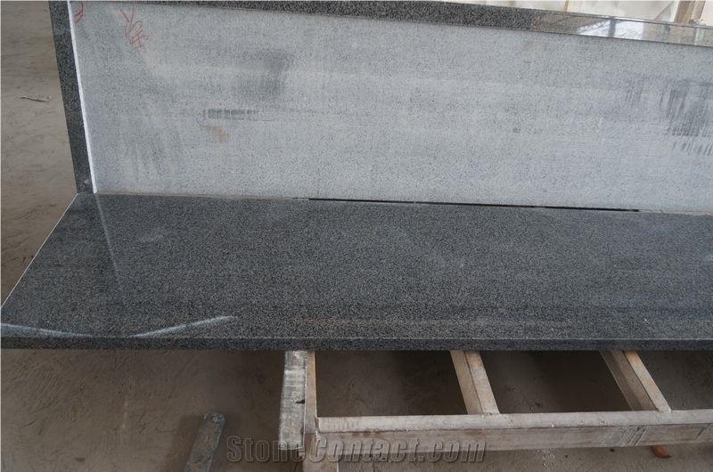 China Sesame Grey Granite G654, Grey Granite,Kitchen Top, Bench Top,Worktop, Bar Top, Bullnose Kitchen Top,Chamfered Kitchen Top,Polished