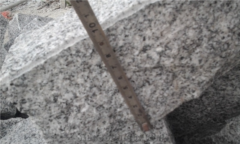 China Zima White Granite G603,Fujian Old G603, Original G603, Grey Granite, Chinese Grey Sardo, New Grey Sardo,Cobble Stone,Cube Stone, Paving Sets, Driveway Paving Stone
