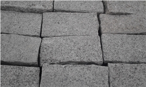China Zima White Granite G603,Fujian Old G603, Original G603, Grey Granite, Chinese Grey Sardo, New Grey Sardo,Cobble Stone,Cube Stone, Paving Sets, Driveway Paving Stone