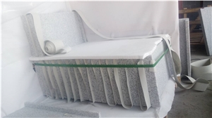 China Zima White Granite G603,Fujian Old G603, Original G603, Grey Granite, Chinese Grey Sardo, New Grey Sardo,Stair, Caps, Wall Caps, Pool Coping, Bullnose Coping, Chamfered Coping