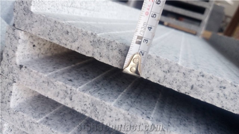China Zima White Granite G603,Fujian Old G603, Original G603, Grey Granite, Chinese Grey Sardo, New Grey Sardo,Stair, Caps, Wall Caps, Pool Coping, Bullnose Coping, Chamfered Coping